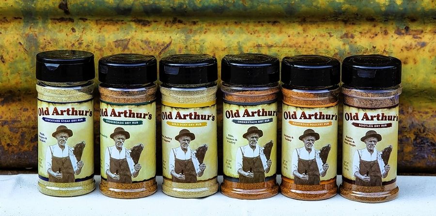 Old Arthur's Dry Rubs are manufactured in Libertyville.