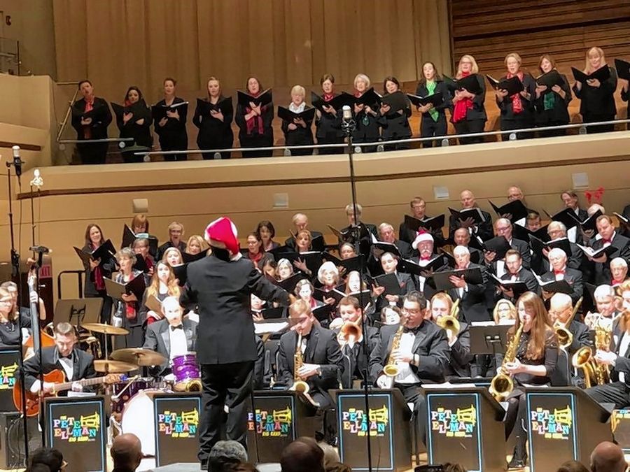 Naperville Chorus and the Pete Ellman Big Band are partnering for their sixth "Swingin' into Christmas" concert featuring jazz and traditional arrangements of Christmas favorites and an audience sing-along.